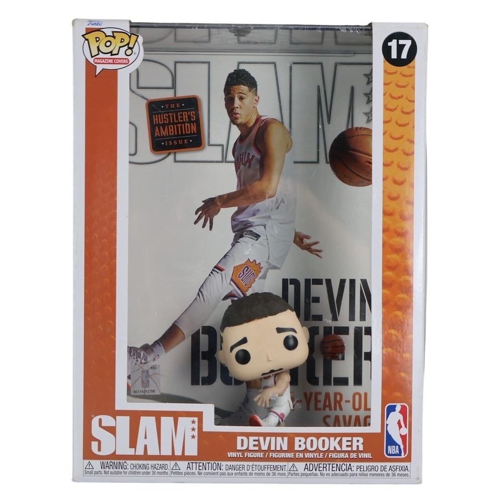 Funko Pop Devin Booker #17 SLAM Magazine Covers Orange Standard Vinyl Figure